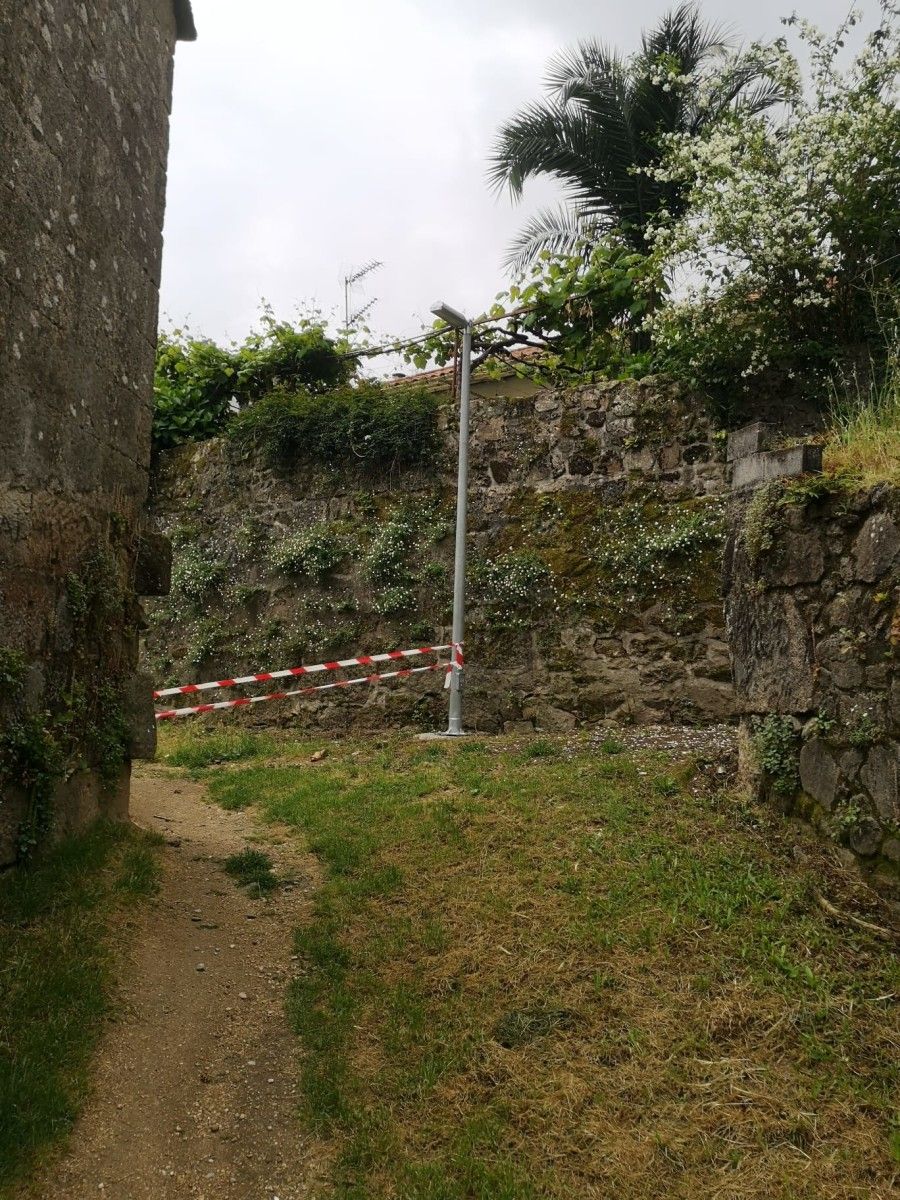 Nueva iluminación de la zona de A Pontenova