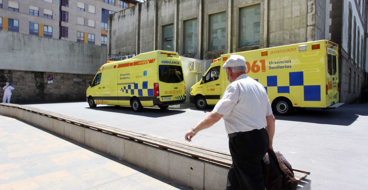 Ambulancias en el Hospital Provincial