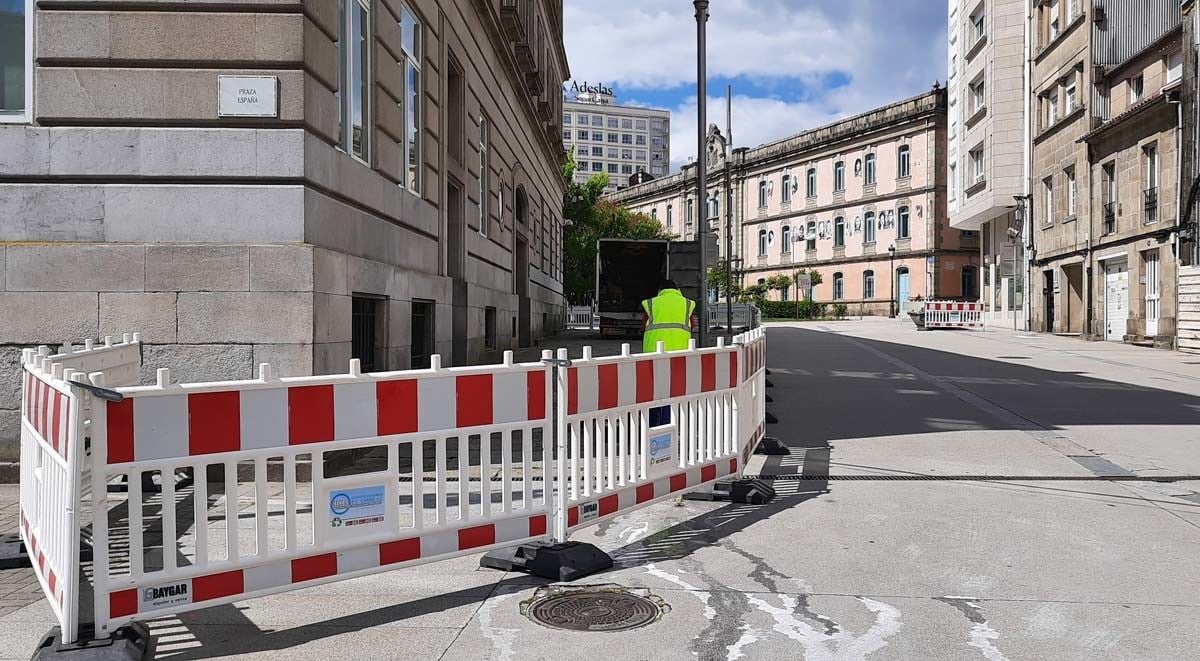 Obras de accesibilidad en la calle Prudencio Landín