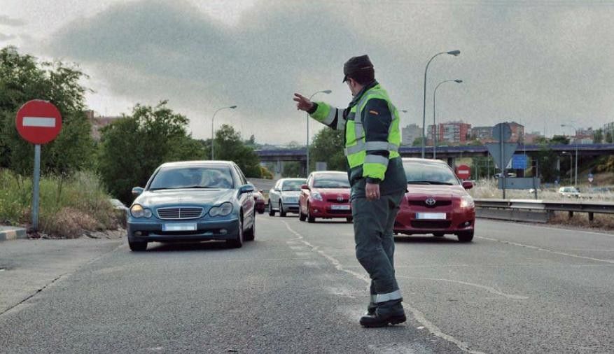 Control de la Guardia Civil de Tráfico