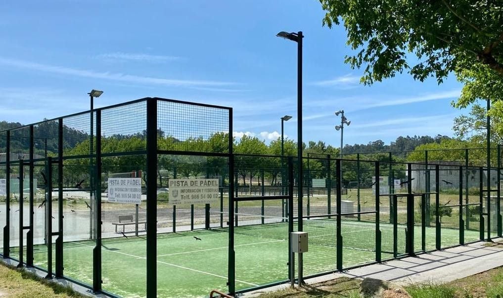 Pista de pádel de A Tafona, en Caldas