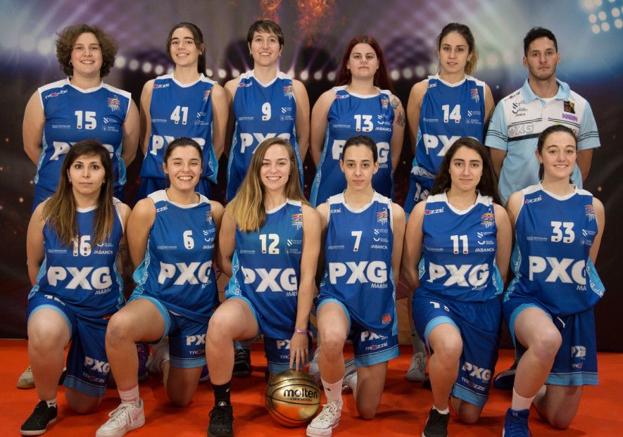 Equipo femenino del Marín Peixe Galego