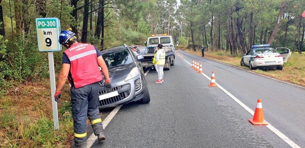 Accidente en Oubiña, Cambados