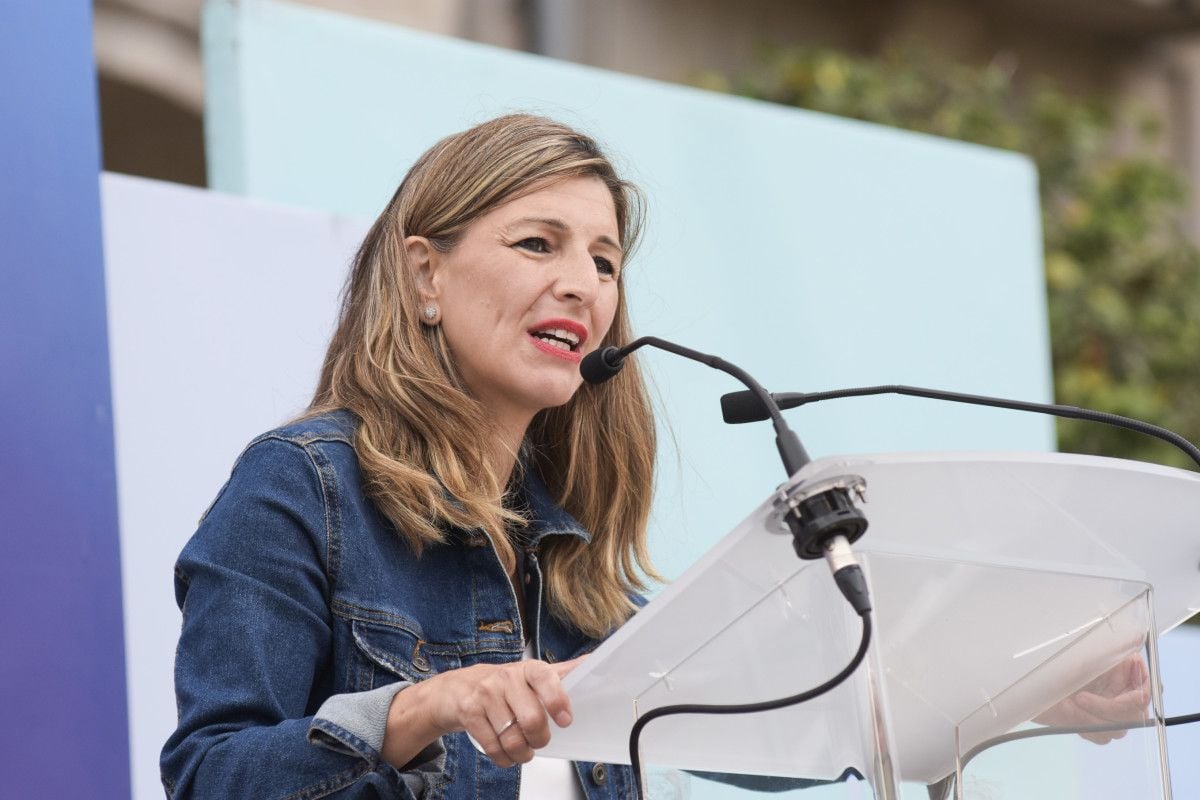 Yolanda Díaz, ministra de Trabajo y diputada de Galicia en Común en el Congreso