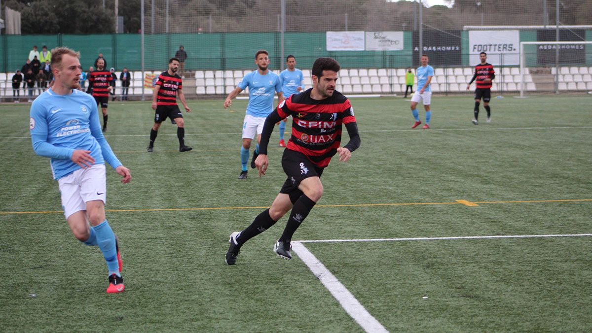 Aitor Núñez (a la derecha) en un partido con el Inter de Madrid