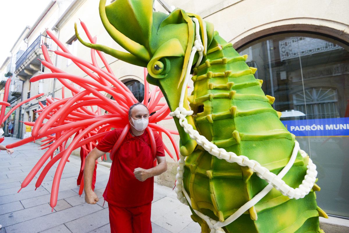 Animación itinerante na rúa