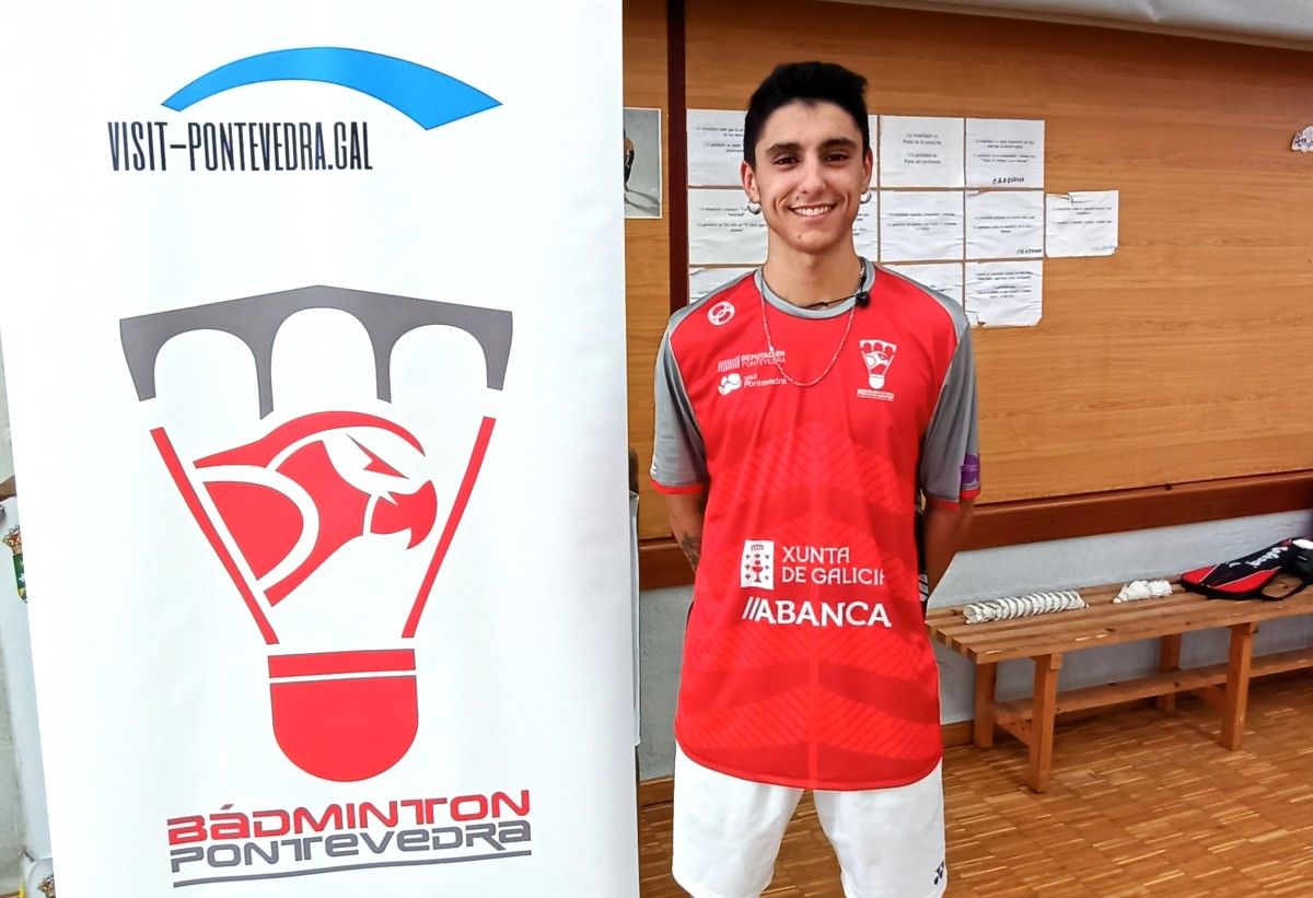 Martín Barbado, nuevo jugador del Bádminton Ravachol