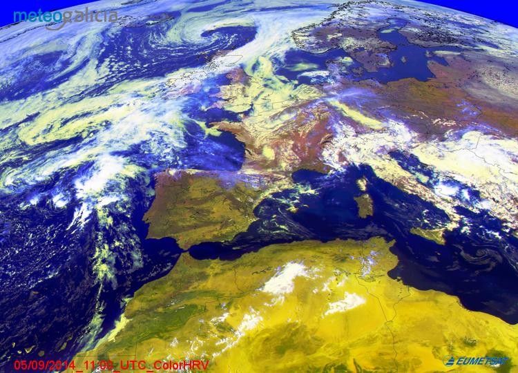 Mapa meteorológico del viernes 5 de septiembre