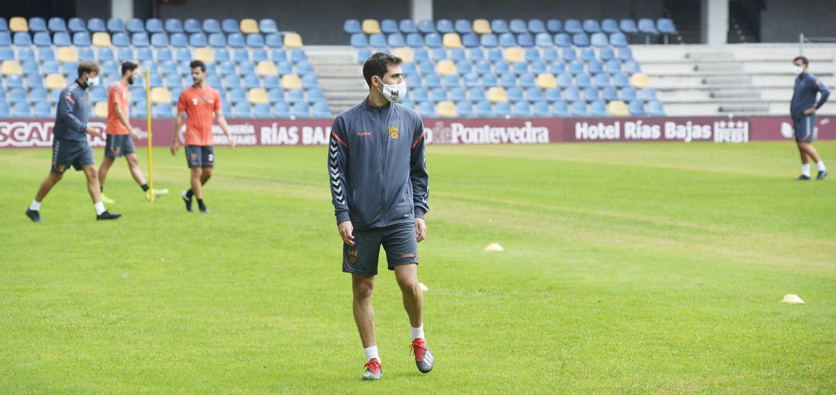 Primer entrenamiento de la pretemporada 2020-2021 del Pontevedra CF