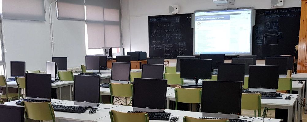 Aula del IES Martín Sarmiento