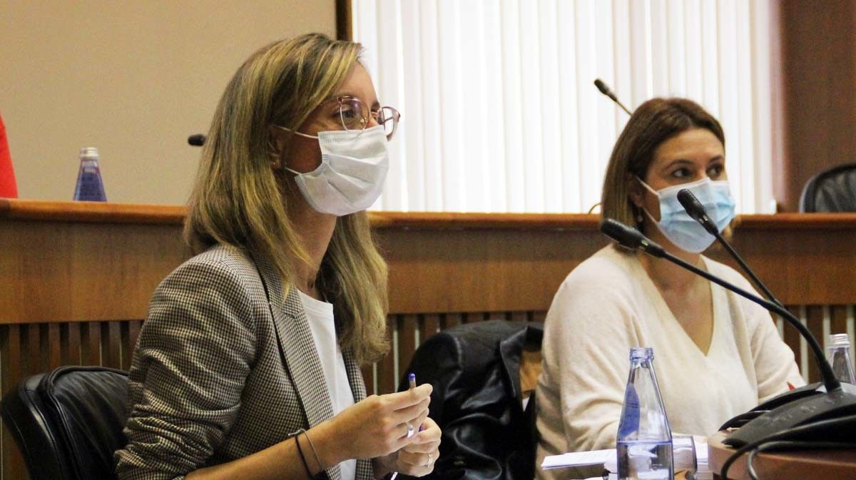 Paloma Castro, en el Parlamento gallego