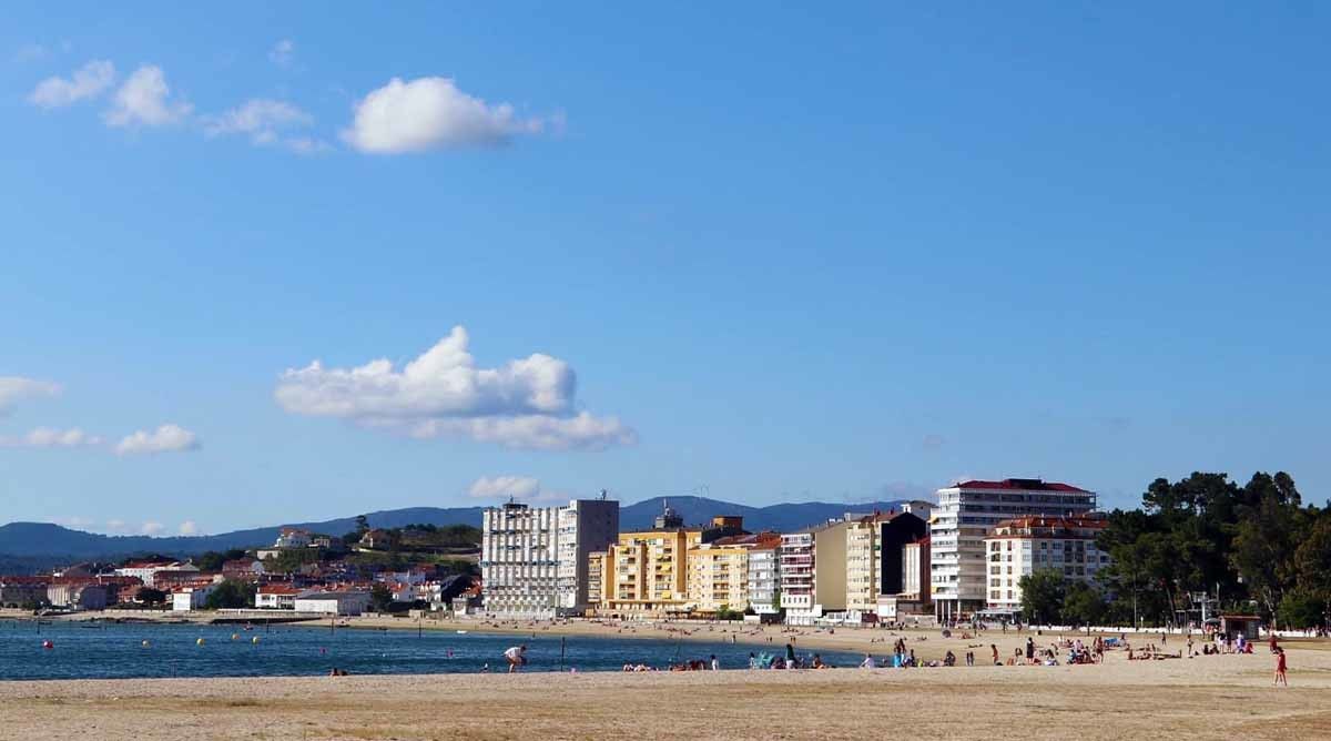 Playa de la Concha-Compostela, en Vilagarcía