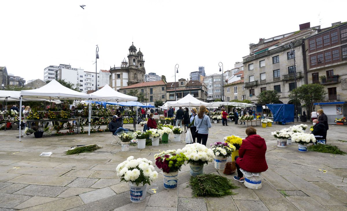 Mercado de flores de Todos los Santos en la Ferrería 2021