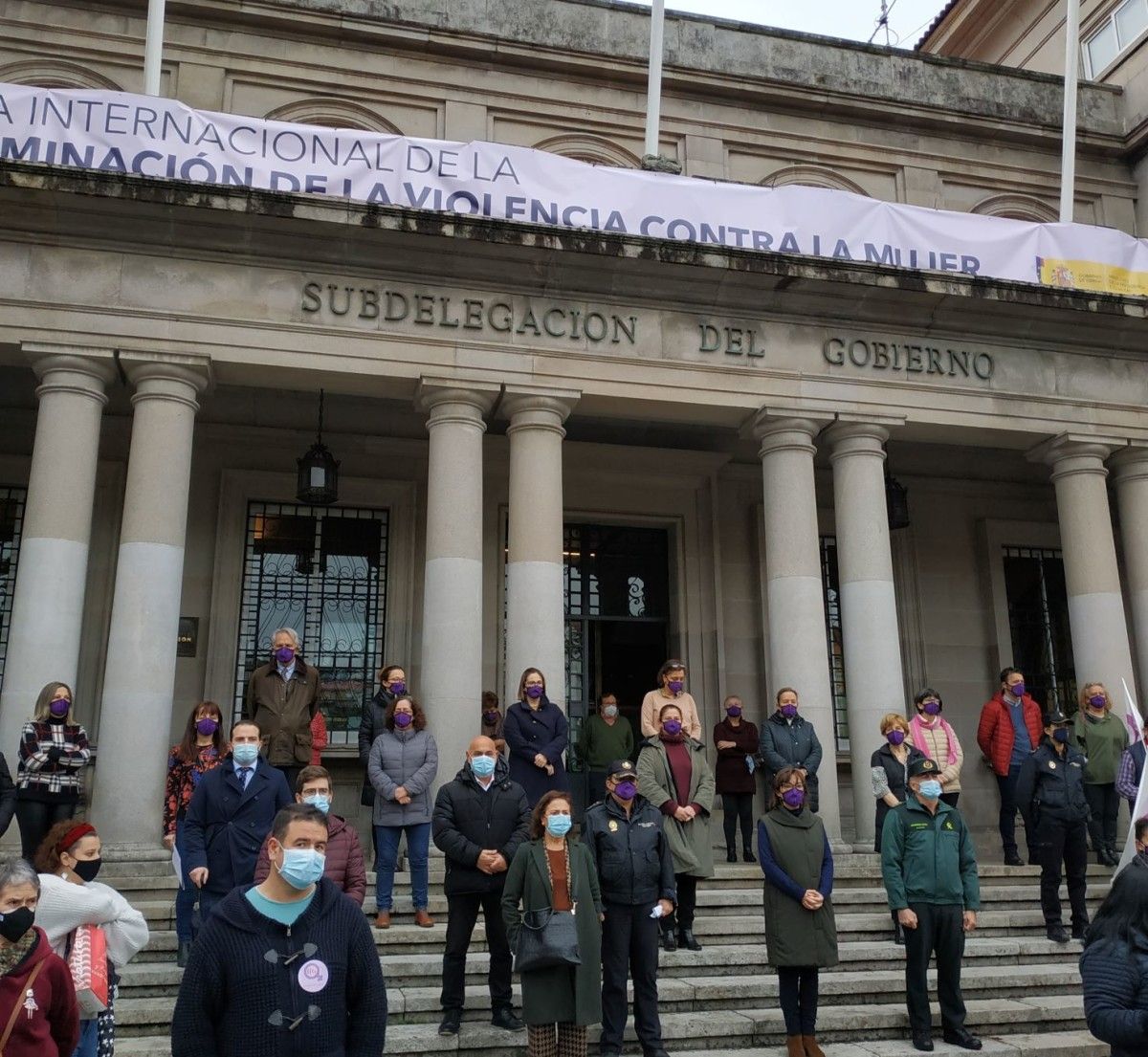 Acto institucional en la Subdelegación del Gobierno con motivo del 25N