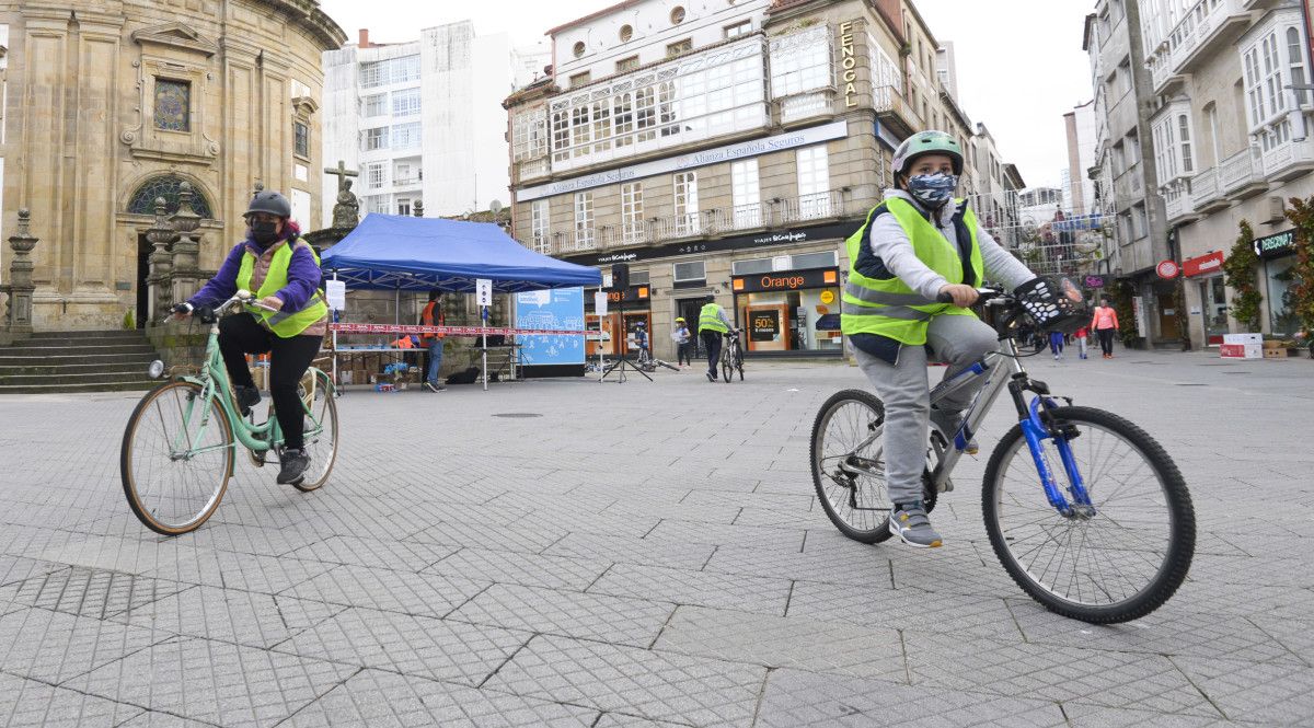 Gincana de la movilidad por las calles de Pontevedra 