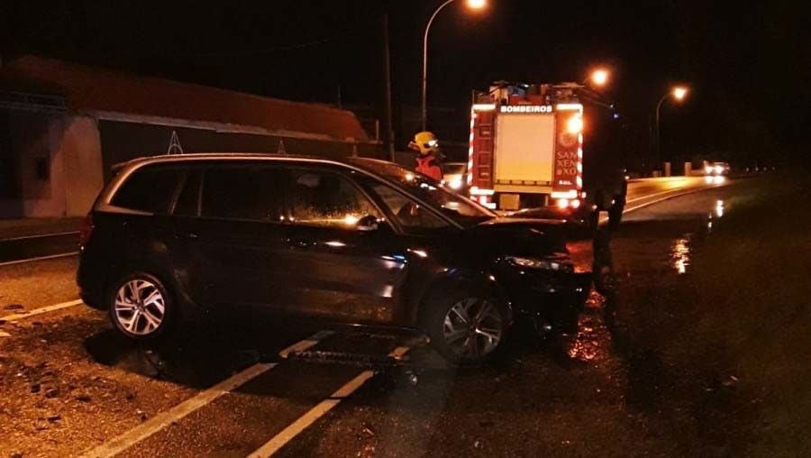 Accidente en la circunvalación de Sanxenxo a Portonovo