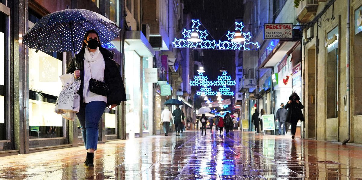 Encendido de la iluminación de Navidad en Pontevedra