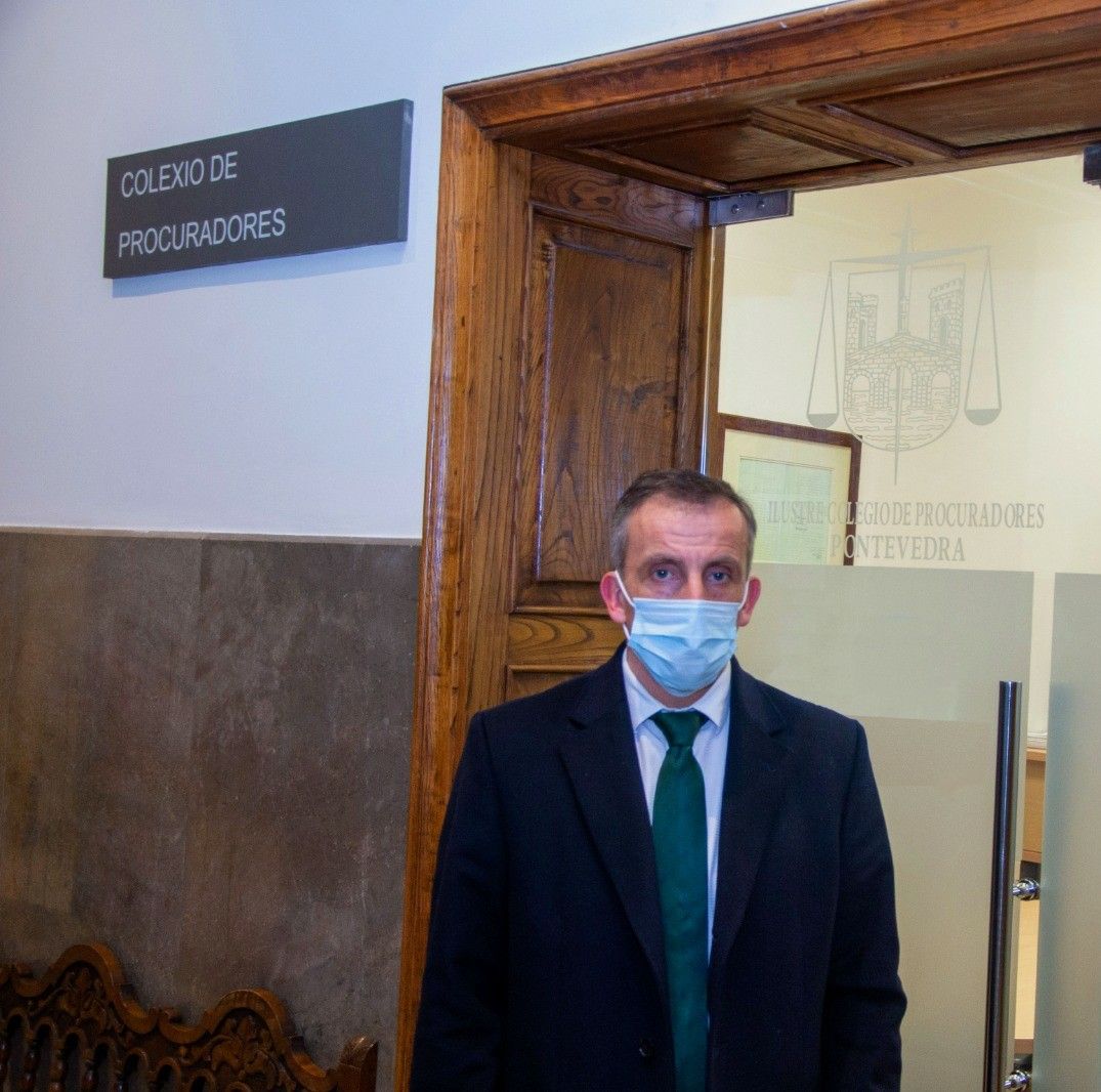 Gabriel Santos, decano del Colegio de Procuradores de Pontevedra