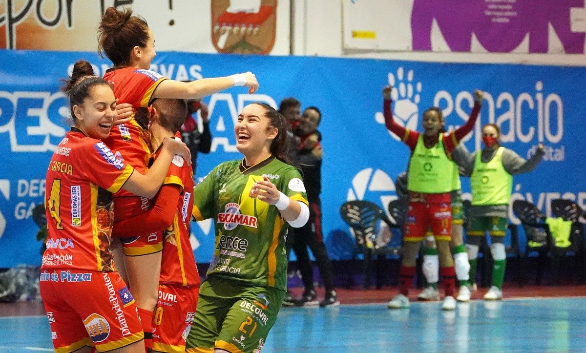 Partido de Copa de la Reina entre Poio Pescamar y Ourense Envialia