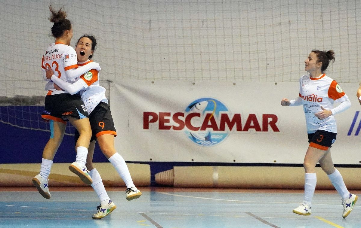 Partido de Copa de la Reina entre Poio Pescamar y Ourense Envialia