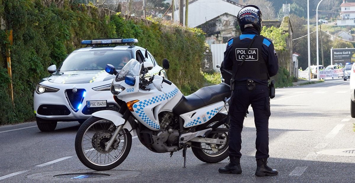 Control de la Policía Local de Pontevedra