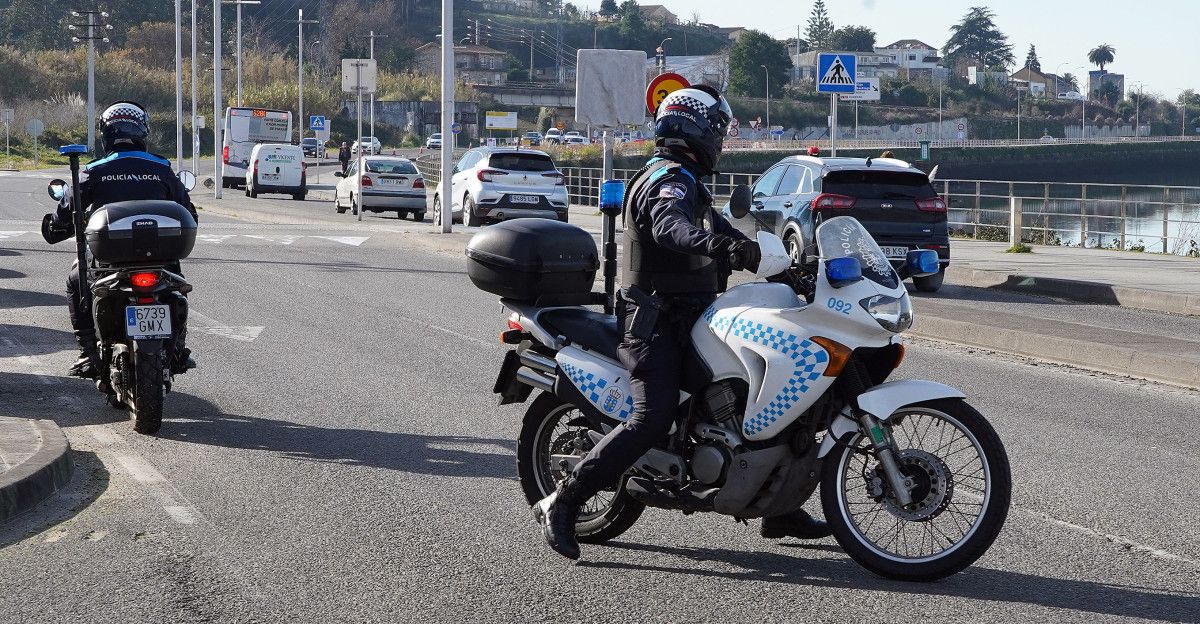 Control de la Policía Local de Pontevedra