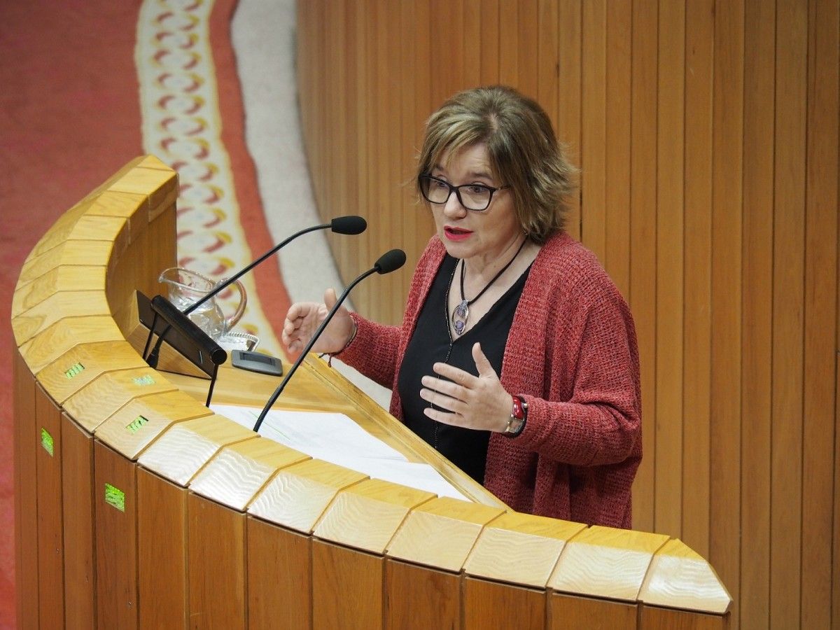 Montse Prado, diputada do BNG no Parlamento galego 