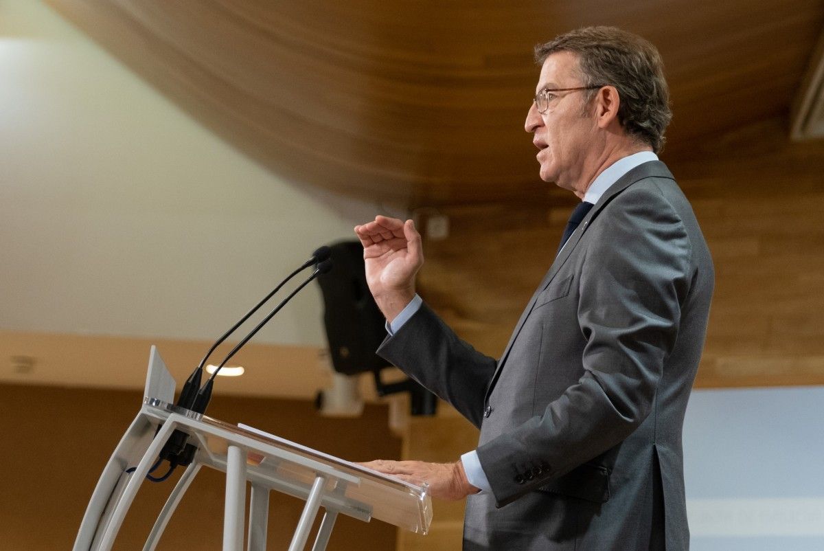 Alberto Núñez Feijóo, presidente de la Xunta de Galicia