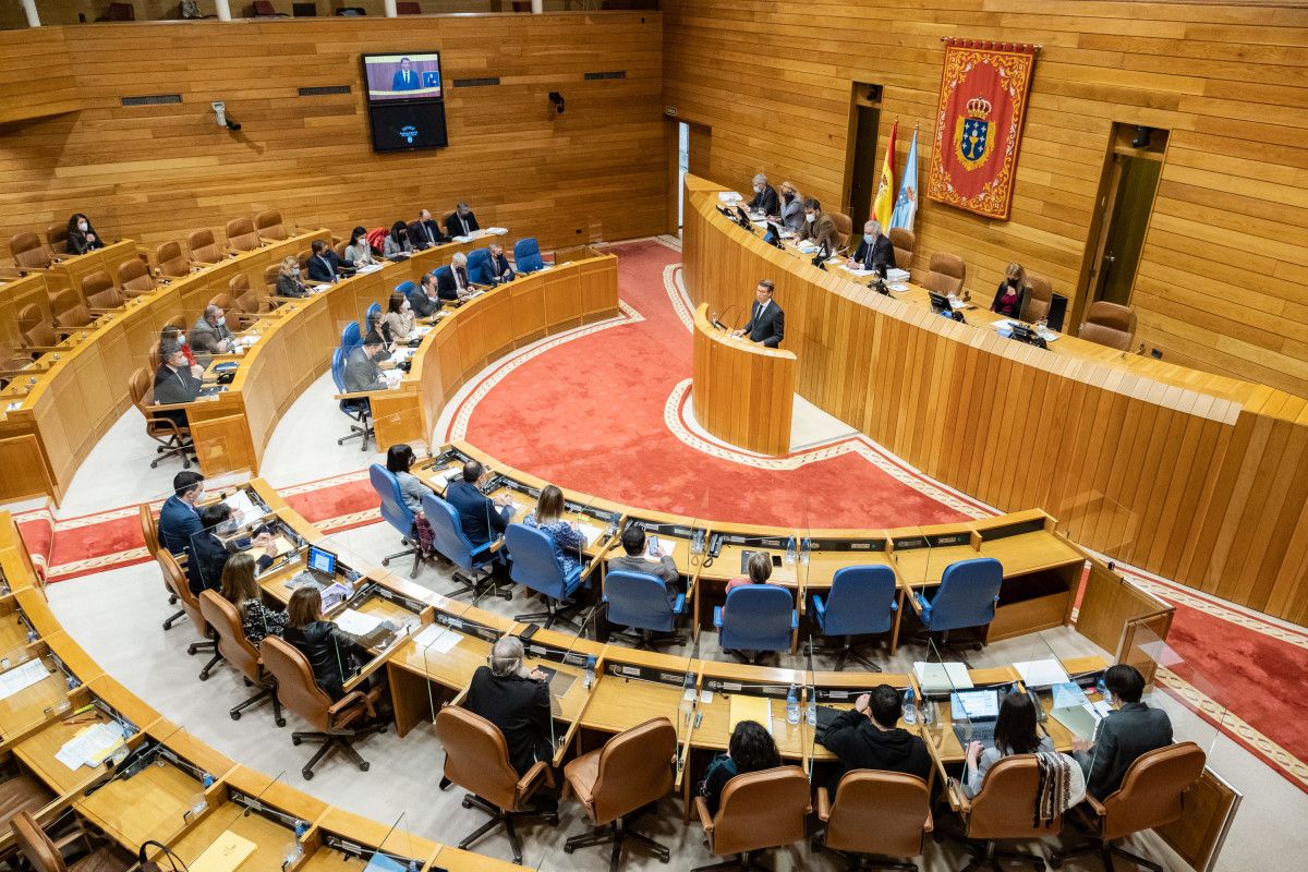 Comparecencia de Alberto Núñez Feijóo en el Parlamento de Galicia