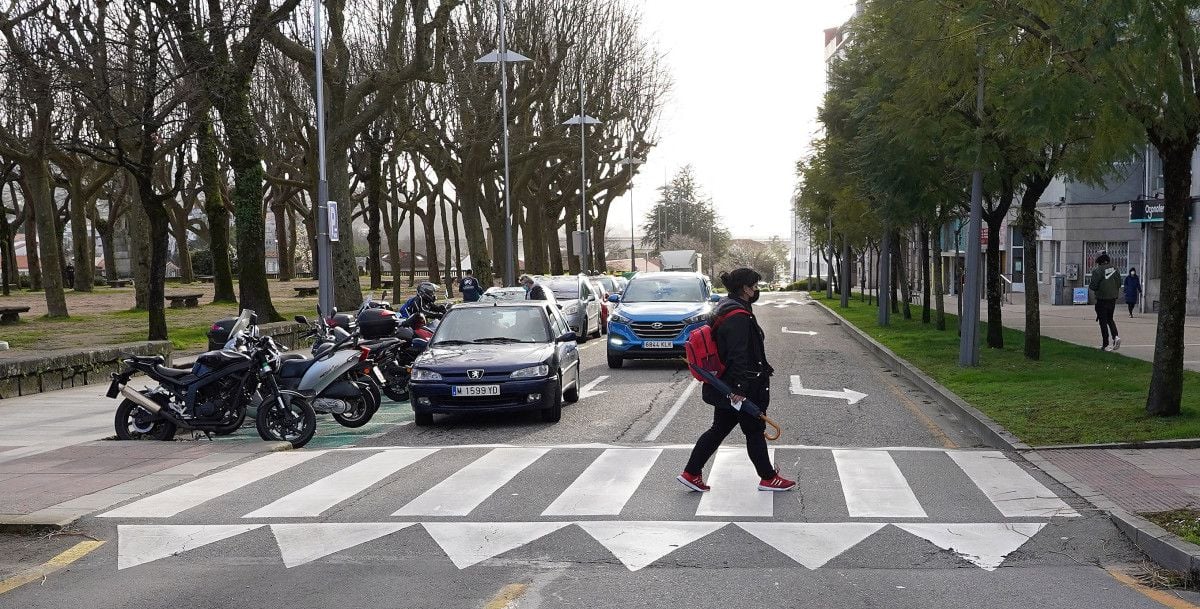 Circulación por las calles de Pontevedra