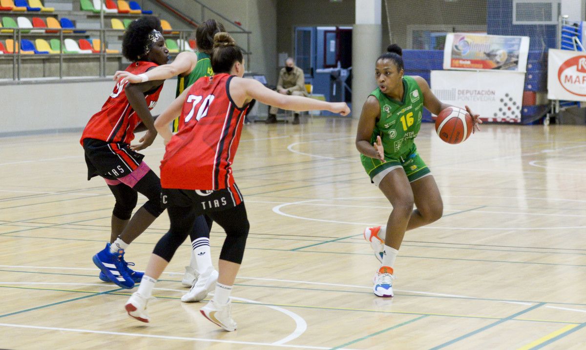 Margarita Moreira en el partido entre Arxil y Magectias en el CGTD