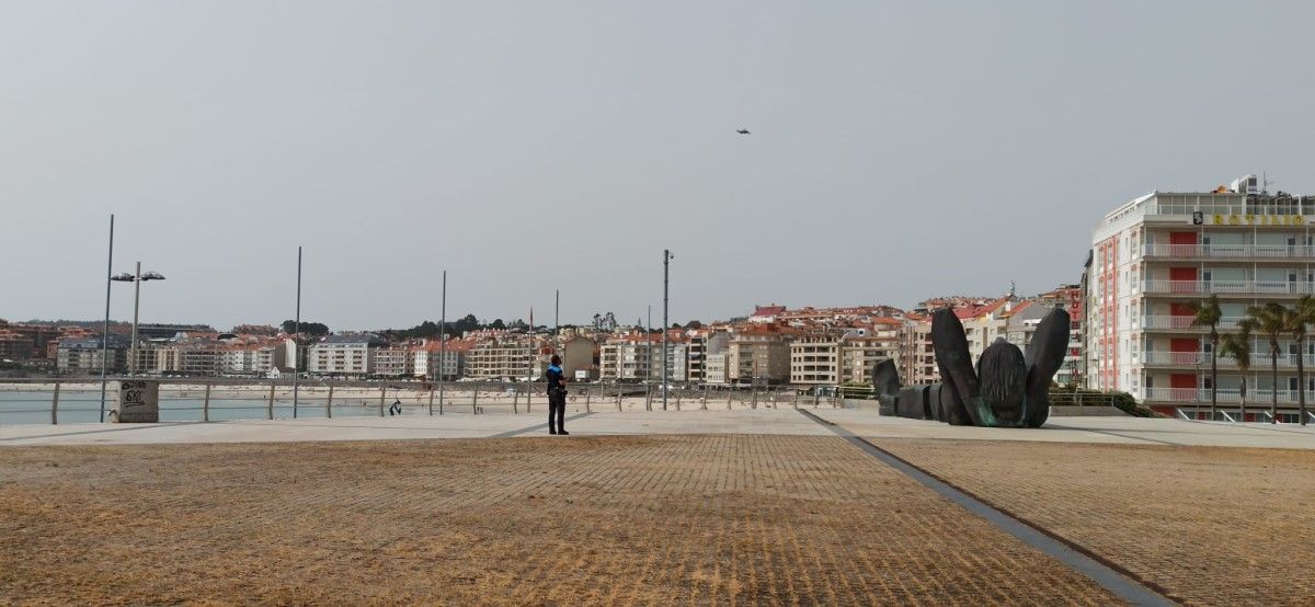 La Policía Local de Sanxenxo incorpora drones para controlar las restricciones derivadas de la covid-19