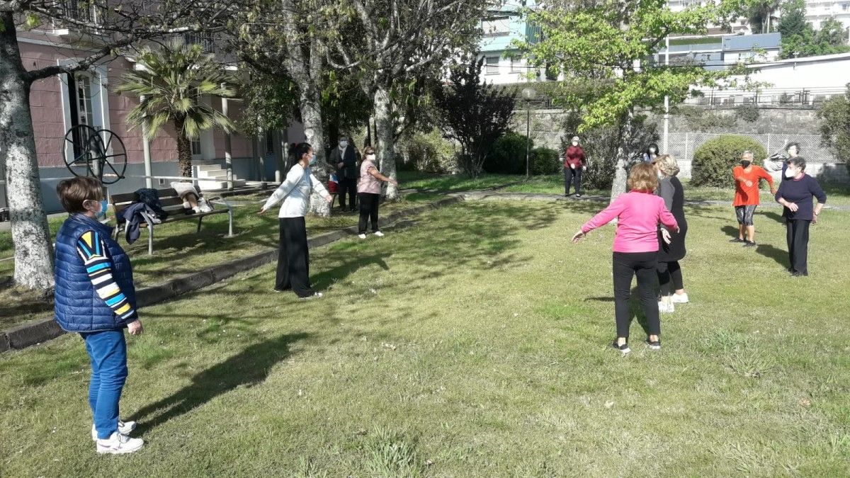 Gimnasia para personas mayores