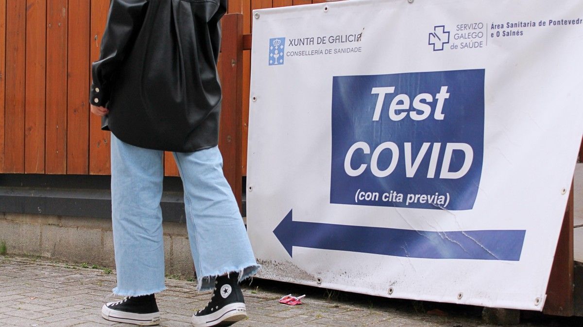 Cartel test covid no Hospital Provincial