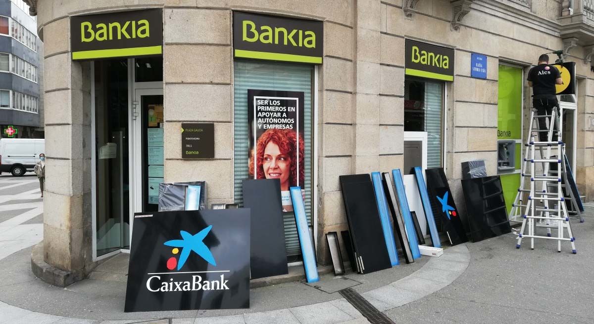 Oficina de Caixabank en Pontevedra