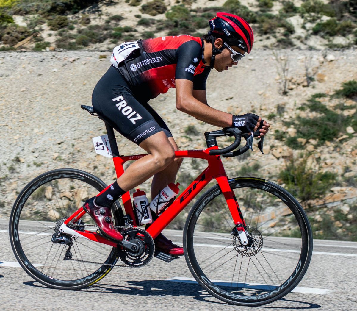 Daniel Jiménez, ciclista del Froiz