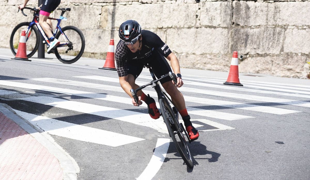 Pablo Dapena en el Duatlón 'Movéndonos por Poio'