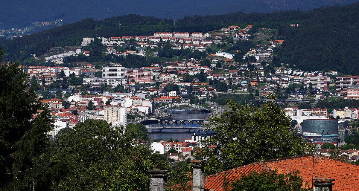 Vista de la ciudad de Pontevedra