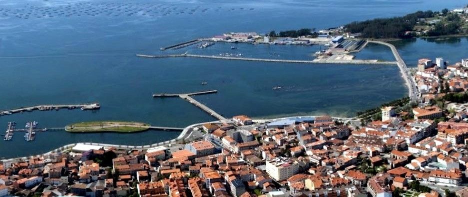 Vista aérea de Cambados