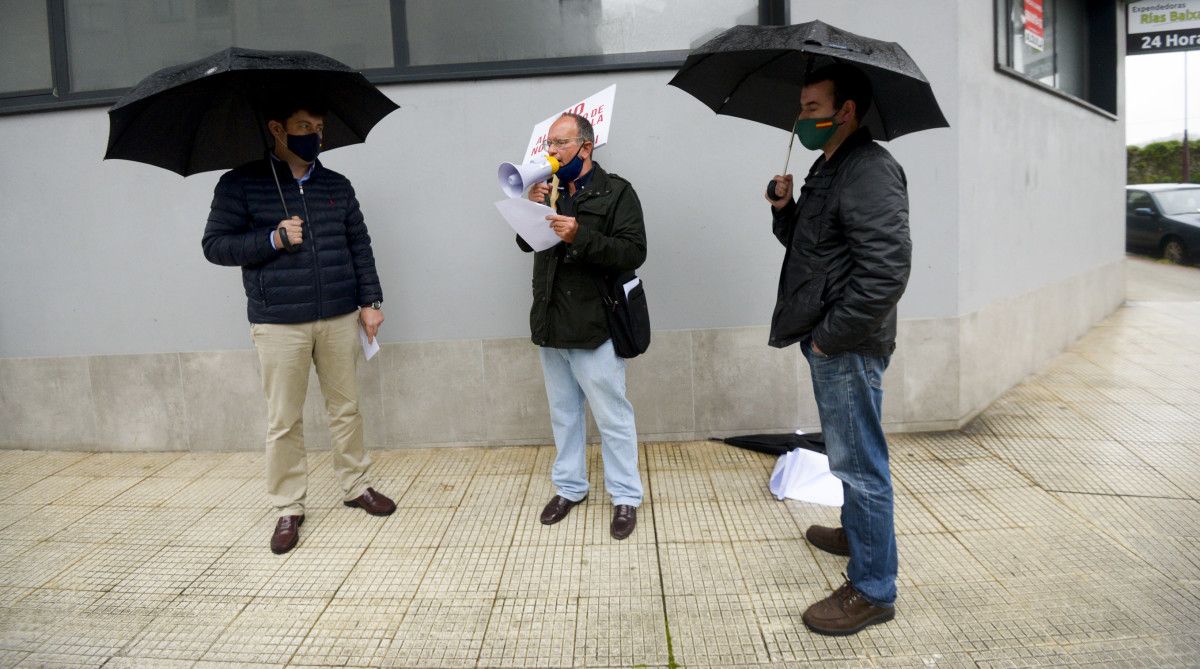 Protesta contra el cambio de nombre de la avenida Juan Carlos I