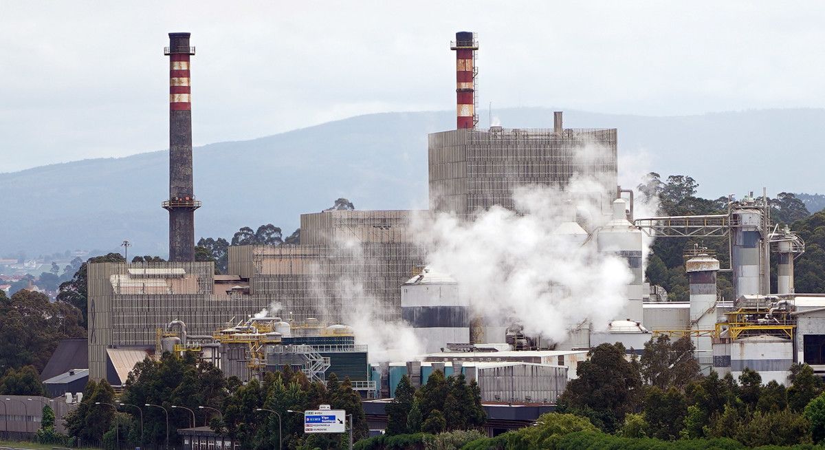 Fábrica de Ence en Lourizán