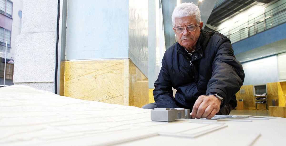 César Portela, no Centro Social Afundación de Pontevedra