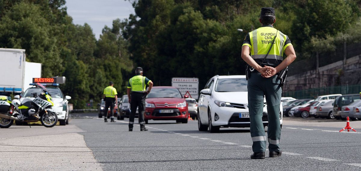 Control de tráfico de la Guardia Civil