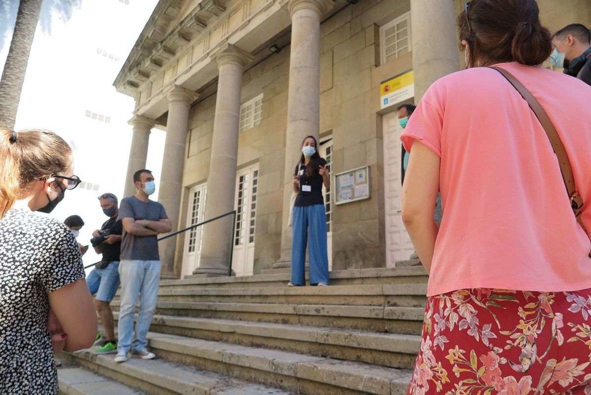 Visita al Archivo Provincial, antigua Casa de los Fonseca, dentro de la Semana do Patrimonio Invisible