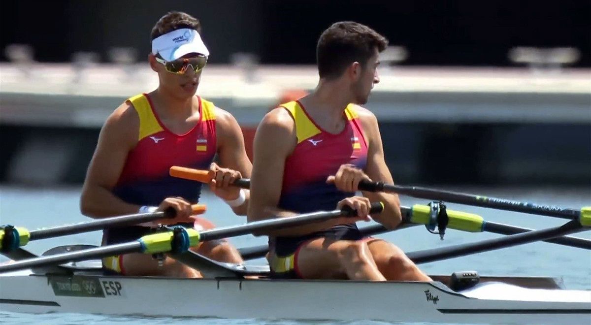 Caetano Horta e Manel Balastegui, en Tokyo 2020