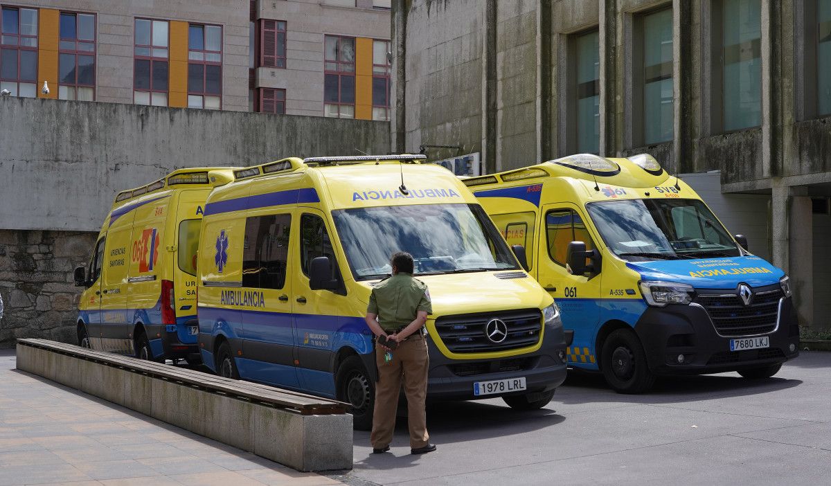 Ambulancias en el Hospital Provincial