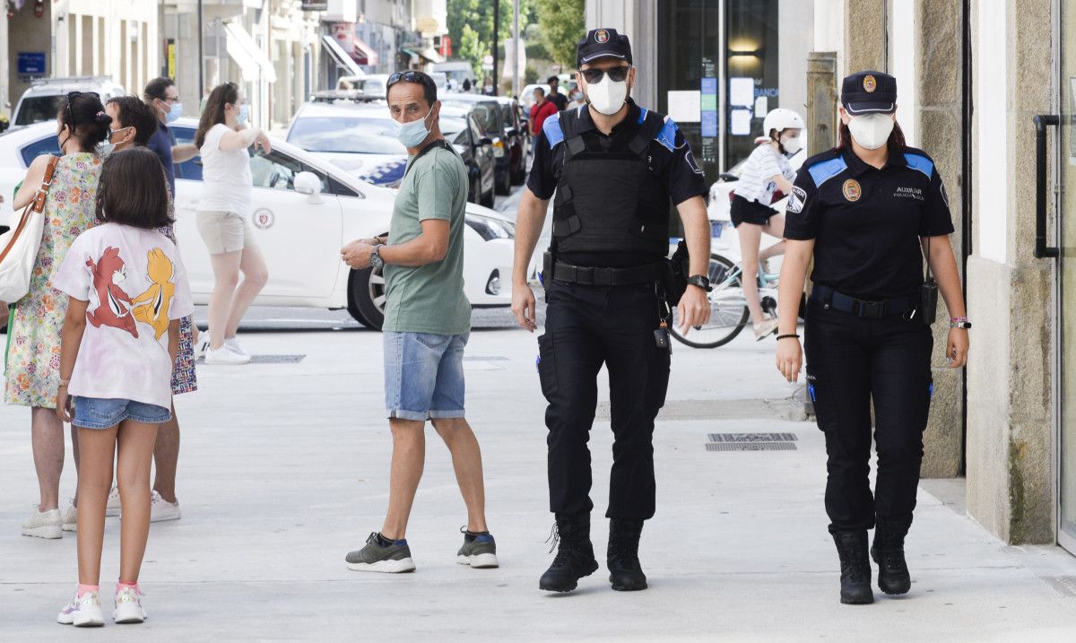 Agentes de la Policía Local de Vilagarcía de Arousa