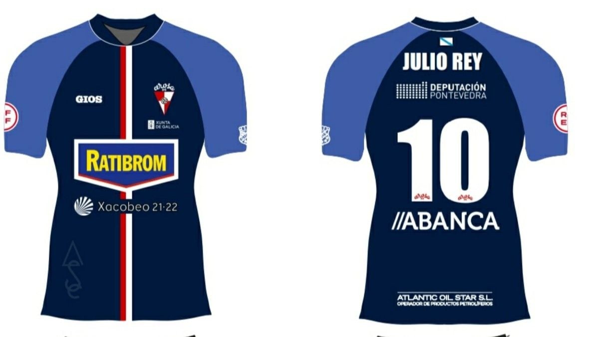 Nueva equipación del Arosa para la temporada 2021/2022