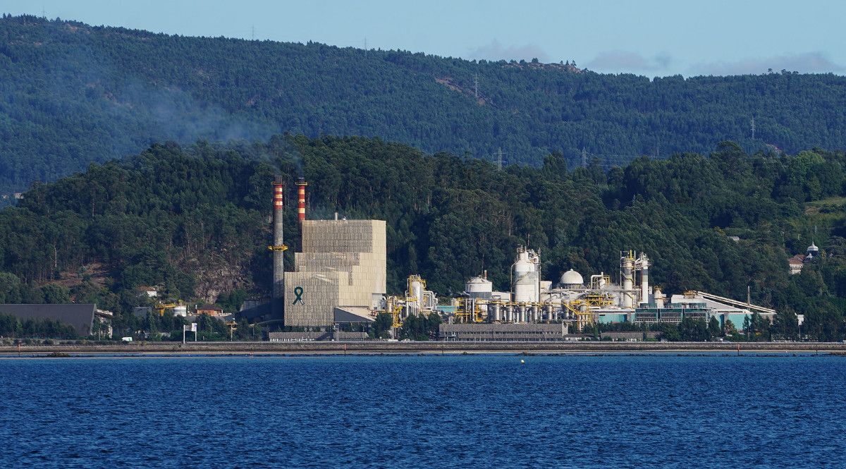 Fábrica de ENCE en Lourizán