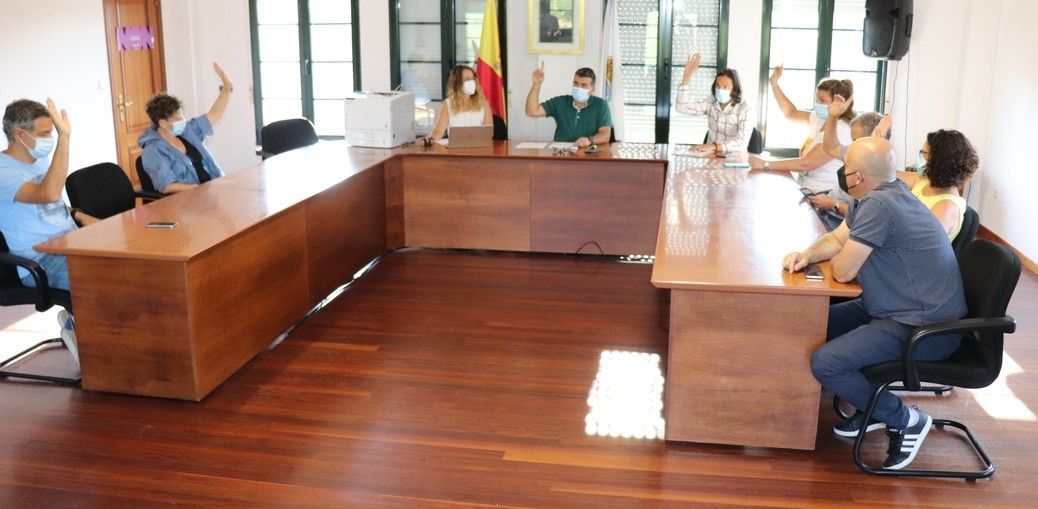 Pleno en el Concello de Portas